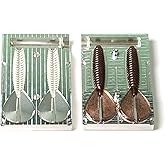 Soft Plastiс Mold Lure Injection Molds Fishing Lures Mold Twin Tail Menace 3.4'' Aluminium Two Cavity