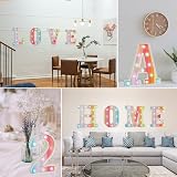 Vimlits Rainbow Light Up Letters 16 Colors LED Alphabet Sign Remote Wall Table view 2