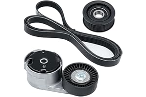 LEVANLIGHT Serpentine Belt Tensioner Idler Pulley Kit, Fits 2011-2019 Chrysler 200 Town & Country, Dodge Avenger Grand Carava
