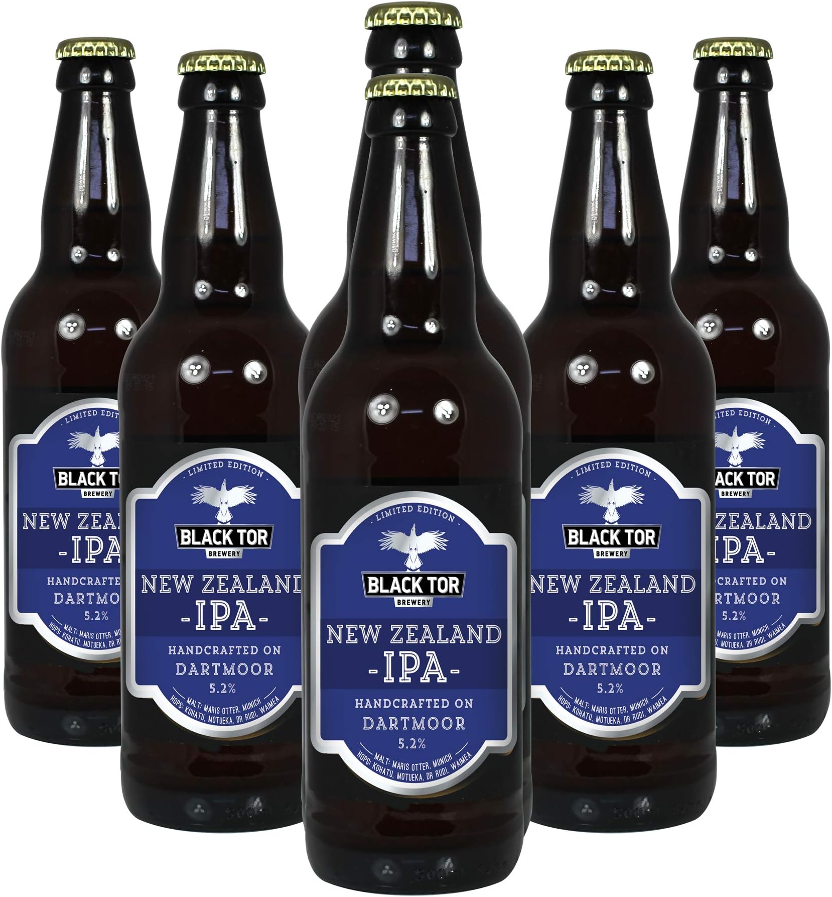 Black Tor Brewery New Zealand IPA Craft Ale Case 6 x 330ml Bottles