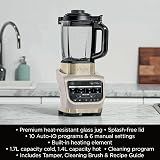 Ninja Foodi Blender & Soup Maker 1000W 1.7L Glass Jug Stone Gold HB150UKSTGD view 8
