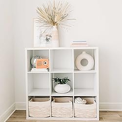OrganiHaus Set of 3 Rainbow Stiches Woven Storage