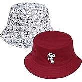 Concept One Women's Peanuts Sleeping Snoopy Denim Adult Bucket Hat