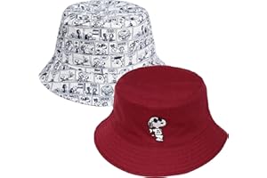 Concept One Women's Peanuts Sleeping Snoopy Denim Adult Bucket Hat