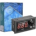 Diymore PWM Motor Driver,DC 5-30V 150W Motor Speed Controller Adjustable Speed Regulator with Stepless Variable Rotary Switch Signal Stepper Motor Controller Generator Driver Module