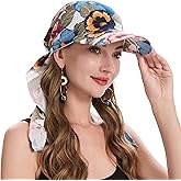 ZLYC Chemo Headwear for Women Brim Visor Head Scarf Pre Tied Headwraps Lightweight Skull Cap