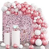 4 FT x 6 FTPink Shimmer Wall Backdrop,Shiny