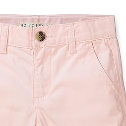 Hope & Henry Boys' Cotton Twill Chino Short Light