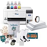 Epson SureColor F170 Dye-Sublimation Printer. Includes Full Set of Ink, User Guide, AC Power Cable, Sublimation Starter Kit, Thermal Tape, 8.5" x 11" & 8.5" x 14" Paper SCF170