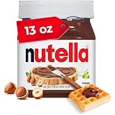 Nutella Creamy Hazelnut Spread with Cocoa, 13 oz | Nutella spread is a breakfast favorite for toast and pancakes, on desserts and with snacks