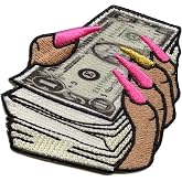 Make It Rain Money Patch Stripper Rap Culture Embroidered Iron On