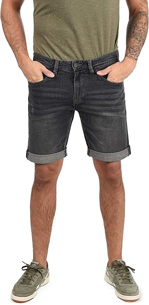 regular fit denim shorts