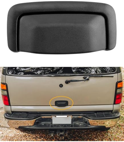 APPERFiT Chrome Tailgate Handle Latch With Bezel Trim For Chevy Avalanche 1500/2500 (2002-2006) – Replaces OEM 15086873, 19209650, GM1915115 - View #3