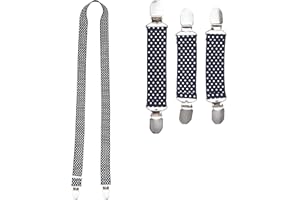 Eco-Fused Mitten Clips and Hat Clip - Never Lose Mittens, Gloves, Beanie Caps Again - Strong Clips for Secure Attachment