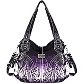 Purses and Handbags Women Fashion Tote Bag Shoulder Bags Top Handle Satchel Purses Washed Synthetic Leather Handbag