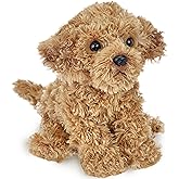 Bearington Lovely Doodles Caramel Dog Stuffed Animal 14 in - Puppy Stuffed Animals - Plush Dog Toys for Kids Goldendoodle Labradoodle Plushies - for Ages 3-14