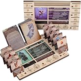 CZYY Player Dashboard Compatible with Gloomhaven and Frosthaven | HP &amp; XP Dials, Character Card Holder, Modifier Deck &amp; Discard Areas, Birch Plywood, Assembly Required
