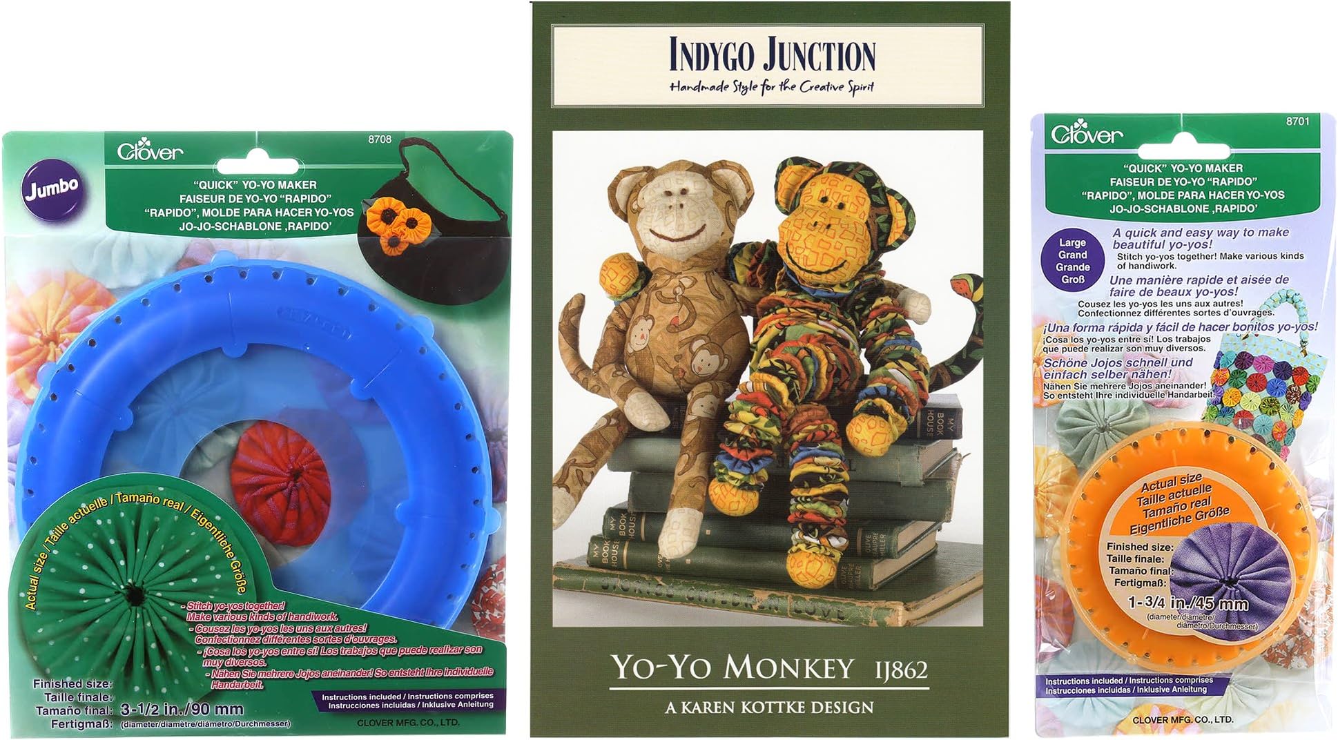 Yo-Yo Monkey Pattern and Yo-Yo Makers Bundle