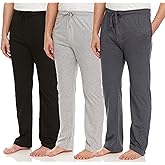 DARESAY Mens Lounge Pants with Pockets - Mens Pajama Pants - Lounge Pants Men, Up to 3XL Pack of 3