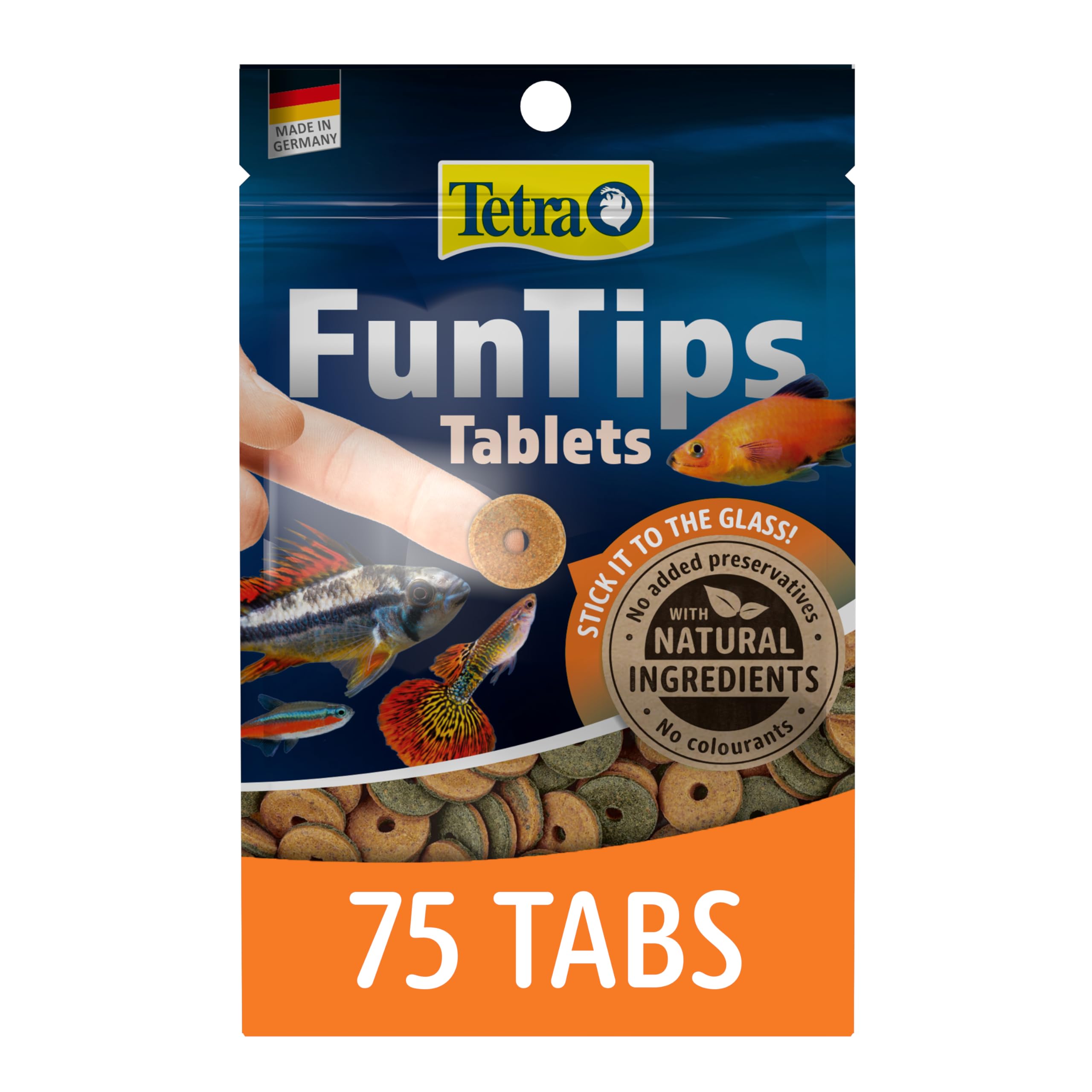 Tetra FunTips Fish Food 75 Tablets