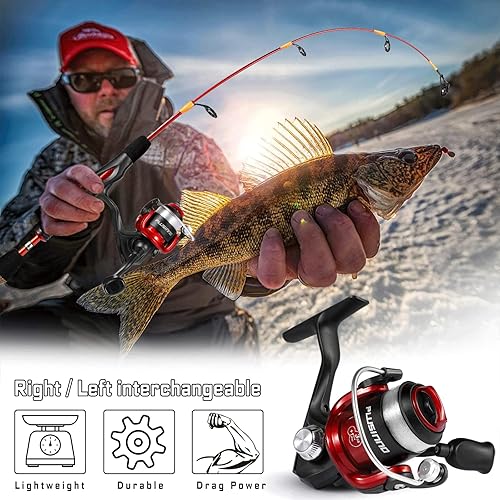 Jig Best Ice Fishing Rod And Reel Combo For Panfish PLUSINNO