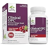 Terry Naturally Clinical OPC Extra Strength - Cardiovascular Health & Focus Support - Supplement with Grape Seed Extract - Immune Support Supplement - 60 Softgels