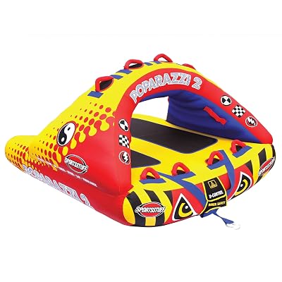 Sportsstuff Poparazzi | 1-3 Rider Towable Tube for Boating