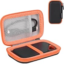 Étui De Protection Rigide Yinke Pour SSD Portable SanDisk Extreme - Coque EVA - Stocke 2 SSD + Câbles