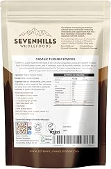 Sevenhills Wholefoods Organic Turmeric Powder 1kg Premium Spice view 2