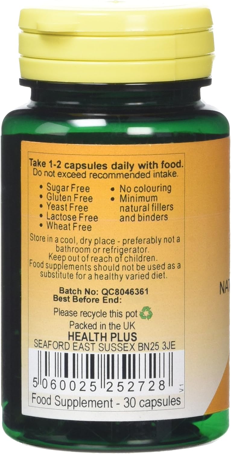 Health Plus E400 Vitamin E Supplement - 30 Gelatin Free Capsules, 30 count (Pack of 1) - Image 3