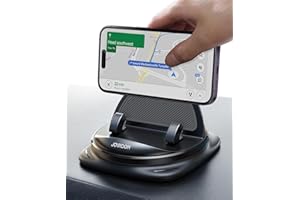 JOYROOM Phone Holders for Your Car, [Adjustable Spring Design] Car Phone Holder Mount, 360° Rotatable Cell Phone Car Mount, Dashboard Cell Phone Holder for iPhone 16 pro Samsung S25 All 4-7" Phones
