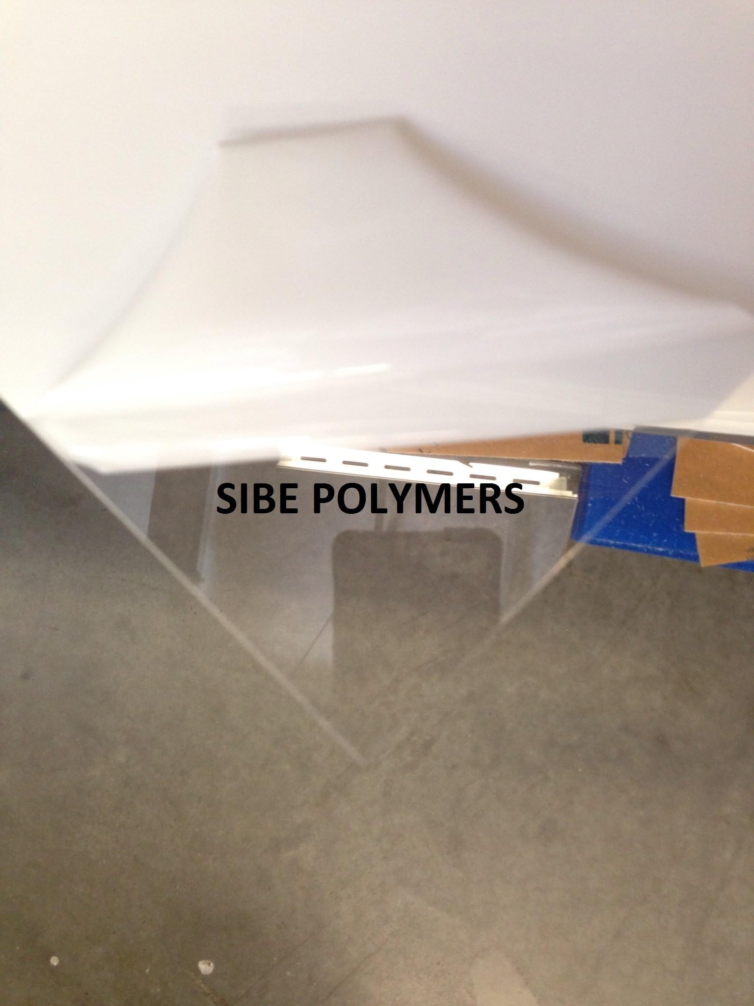 SIBE-R PLASTIC SUPPLY- CLEAR ACRYLIC PLEXIGLASS 18" X 36" - 1/4" (0.220)