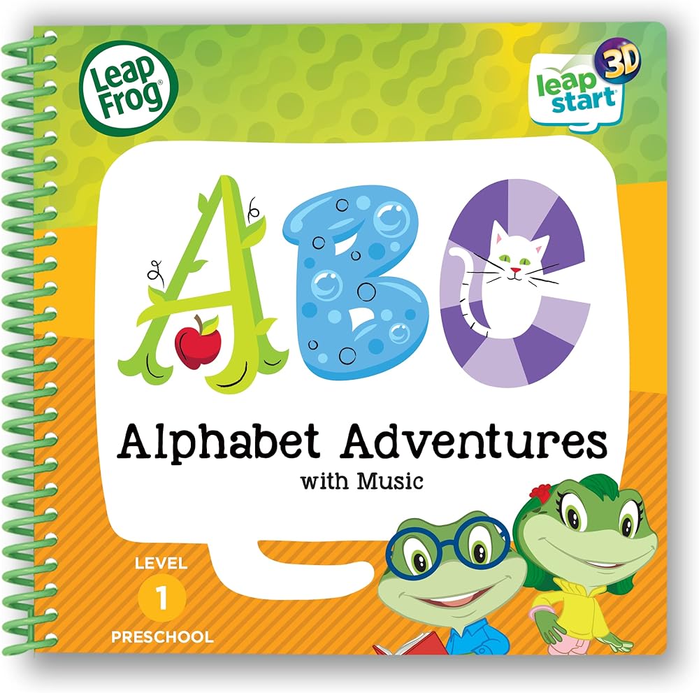 LeapFrog LeapStart Alphabet Adventures Activity Book 3D for LeapStart