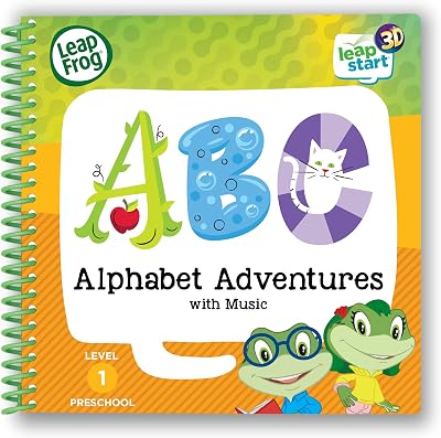 LeapFrog LeapStart Alphabet Adventures Activity Book 3D for LeapStart