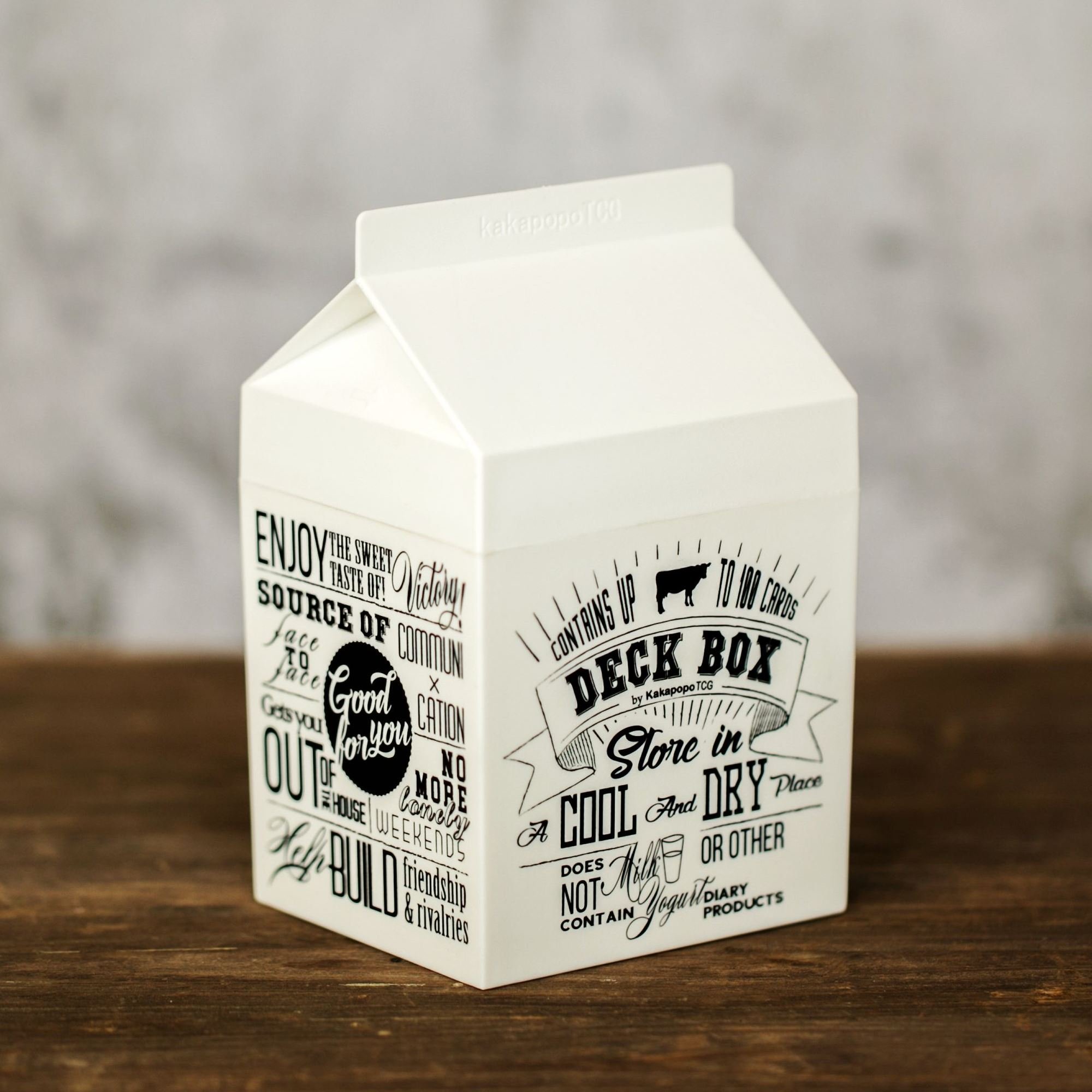KakapopoTCG The Deck-fast (White): Deck Box, Dice Box for Trading Card Games such as MTG Magic YGO PTCG FaB and other TCGs and DND Spell Cards