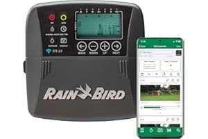 Rain Bird ST8I-2.0 Smart Indoor WiFi Sprinkler/Irrigation System Timer/Controller, WaterSense Certified, 8-Zone/Station, Compatible with Amazon Alexa