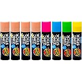 Sun Zapper Zinc Stick Mineral Sunscreen (Light Skin Tone, Pink, Blue, Green, Yellow) SPF 50+ Water Resistant for Face & Body, Adults, Kids, 8-Pack Broad Spectrum Sun Block, Made in Australia