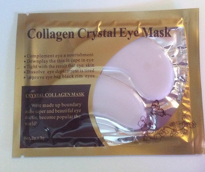 25 Pair White Collagen Crystal Eye Masks Reduces Puffiness
