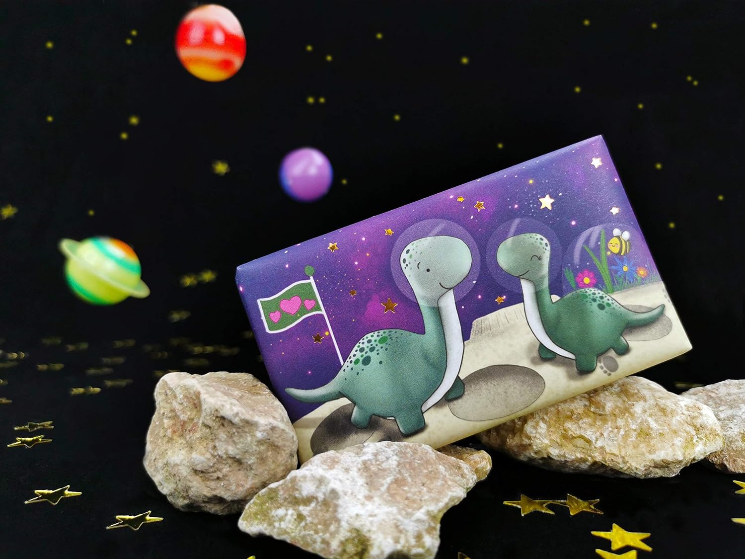 The English Soap Company, Mythical & Wonderful Collection, Dinosaur Soap Bar 200g, 200 g (Pack of 1) - Image 5