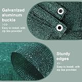 HENG FENG Balcony Privacy Screen 1x4m Dark Green HDPE 95% UV Protection Fence view 7