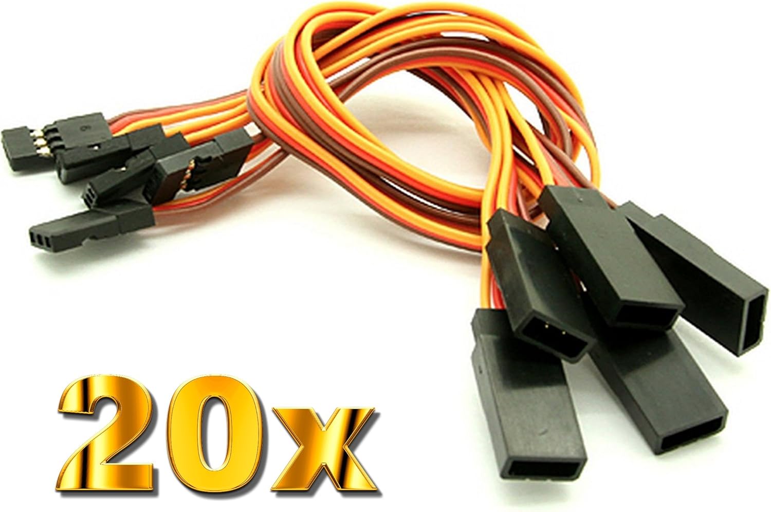 Patchkabel Verlängerung 5 Servo Patch Kabel 15cm Patchkabel Servokabel Male Jr 150mm Stecker Zu - Foto 11