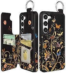 Shorogyt for Samsung S23 Plus Wallet Case with Card
