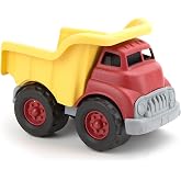 Green Toys Dump Truck in Yellow and Red - BPA Free, Phthalates Free Toys for Gross/Fine Motor Skill Development. Pretend Play , Red/Yellow