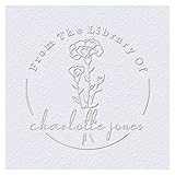 OFCCUSTOM Book Embosser Custom Embosser Stamp with