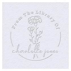 OFCCUSTOM Book Embosser Custom Embosser Stamp with