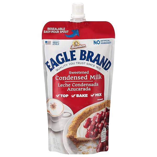 EAGLE BRANDS SWEETENED CONDENSED MILK POUCH 14OZ