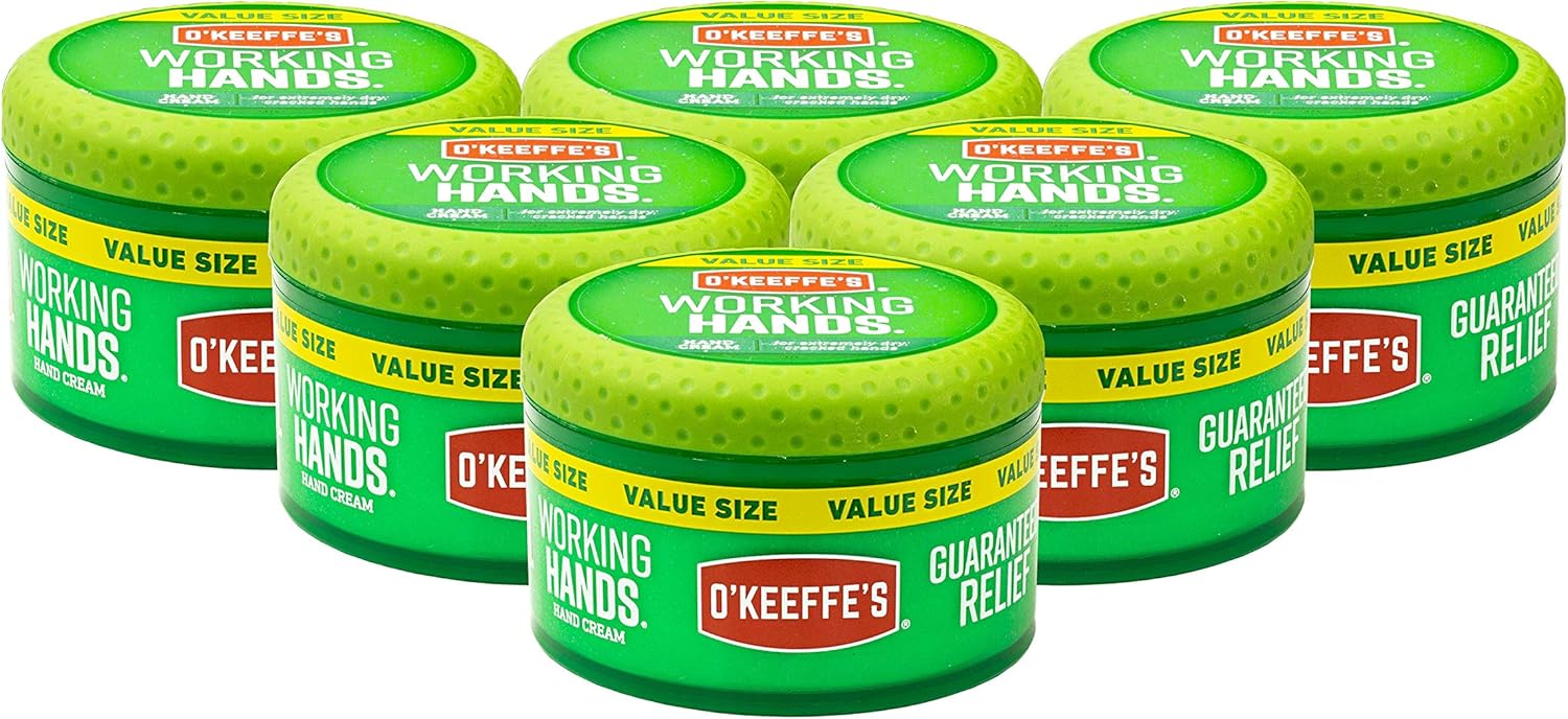 O'Keeffe's K0680001-2 Working Hands Hand Cream in Jar (2 Pack), 6.8 oz - - 