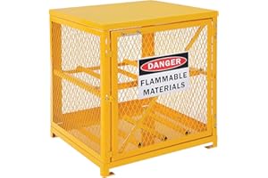 Global Industrial Storage Cabinet Single Door Horizontal, 4 Cylinder Capacity