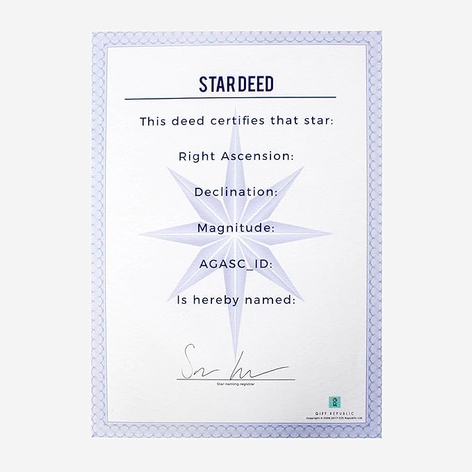 Gift Republic Name A Star Gift Box