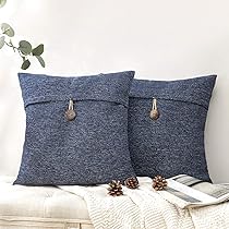 navy farmhouse throw pillows